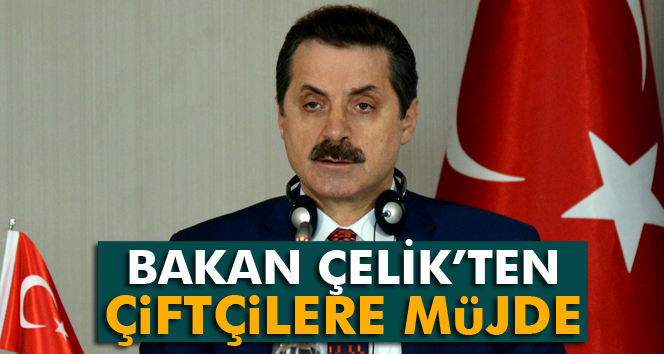 Bakan Çelik: 'Mayıs ayında çiftçiye 1,3 milyar lira destek ödemesi yapacağız'